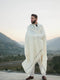 Luxurious and Elegant Pashmina White Shawl for Men - Extremely Soft and Lightweight