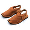 Light Brown Peshawari Chappal Genuine Leather T-Shape Charsadda Chappal