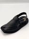 black dotted handmade chapal