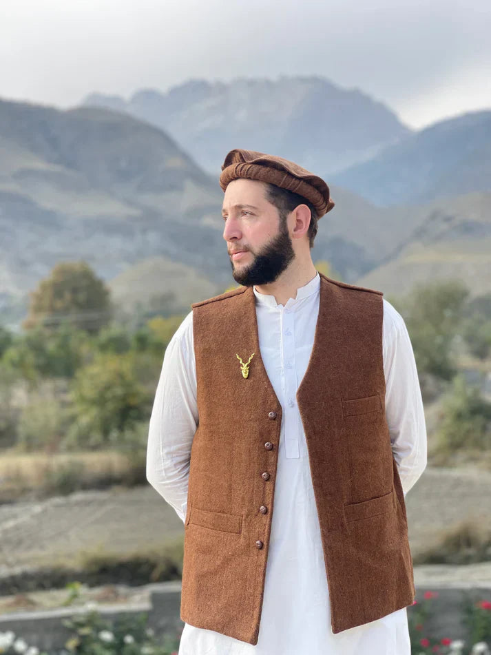 Premium Woolen Waistcoat for Men - Handmade