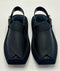 black dotted handmade chapal